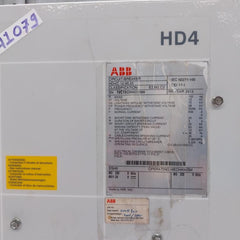 Abb Hd4/C 12.06.25 Circuit-breaker Frequency 50/60 Hz 630 A