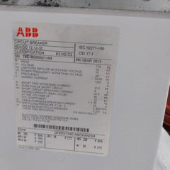 Abb Hd4/Sg 12.12.32 Sf6 Circuit-breaker 12 Kv 50/60 Hz 1250 A