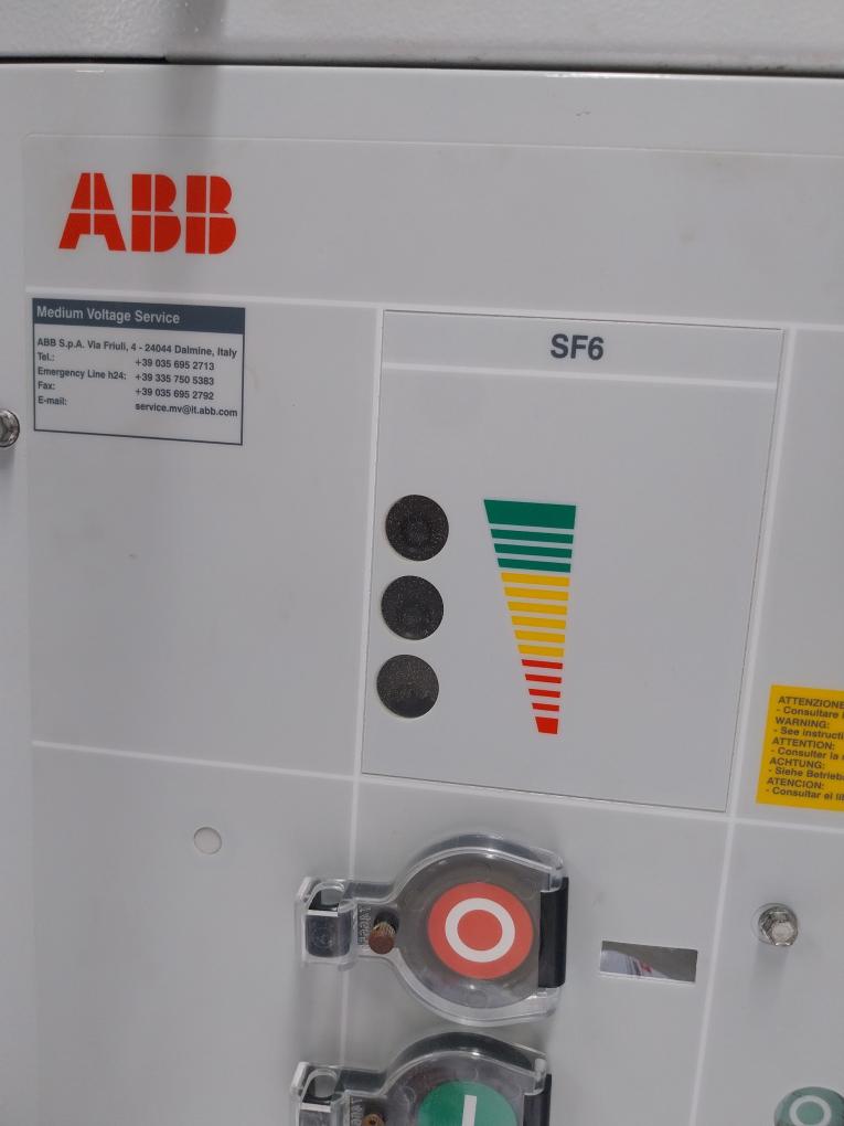 Abb Hd4/Sg 12.12.32 Sf6 Circuit-breaker 12 Kv 50/60 Hz 1250 A
