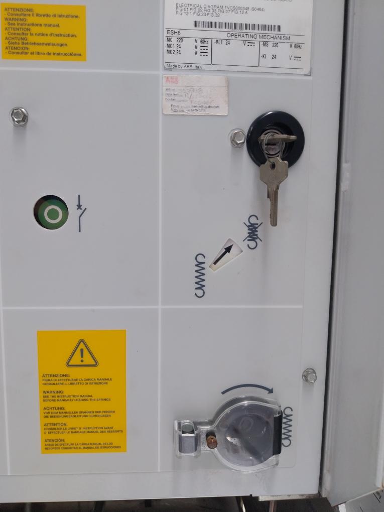 Abb Hd4/Sg 12.12.32 Sf6 Circuit-breaker 12 Kv 50/60 Hz 1250 A