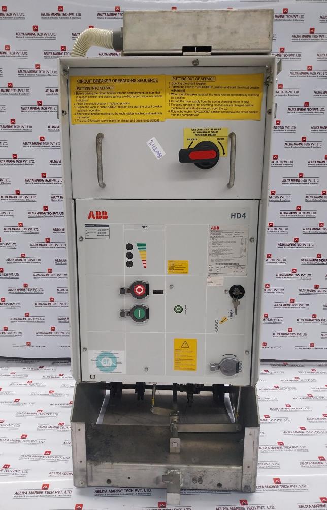 Abb Hd4/Sg 12.12.32 Sf6 Circuit Breaker 1250 A 12 Kv 50/60 Hz