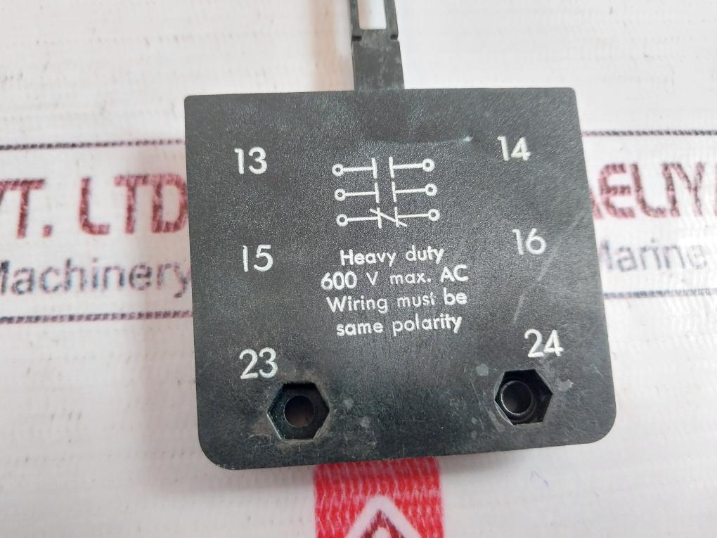 Abb Heavy Duty 600V Max Ac Auxiliary Interlock