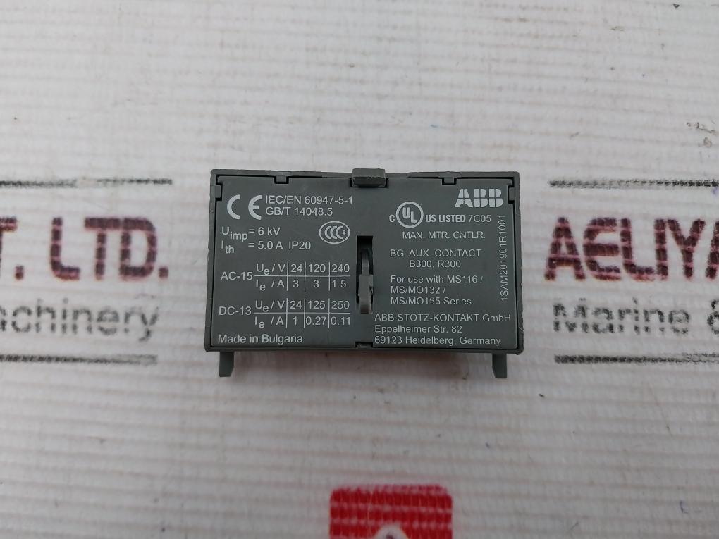 Abb Hkf1-11 Auxiliary Contact