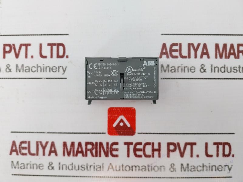 Abb Hkf1-11 Auxiliary Contact 1Sam201901R1001 5A Ip20 6Kv