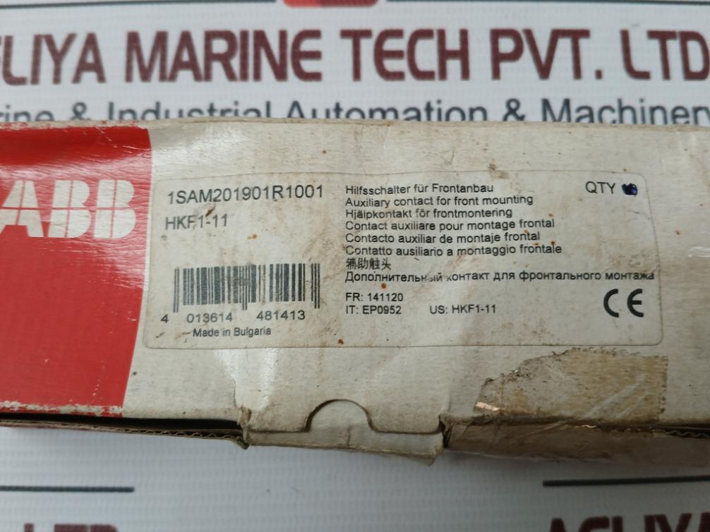Abb Hkf1-11 Auxiliary Contact Block 6 Kv 5.0A