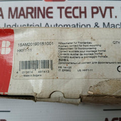 Abb Hkf1-11 Auxiliary Contact Block 6 Kv 5.0A