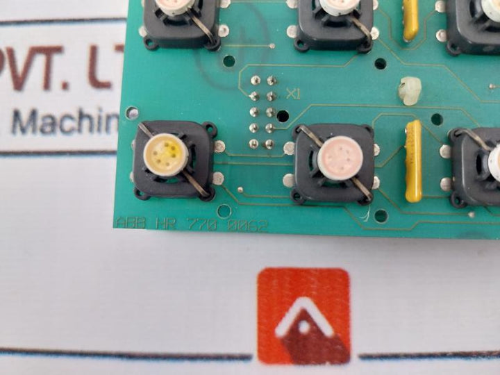 Abb Hr 770 0062 & Hr 770 0063 Pushbutton Switches Controller Pcb Module