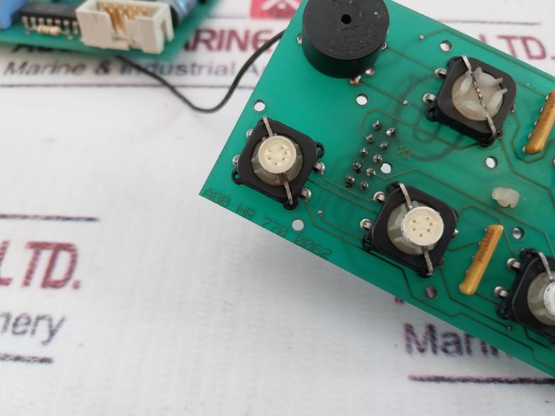 Abb Hr 770 0063 Push Button Switch Printed Circuit Board Hr 770 0062