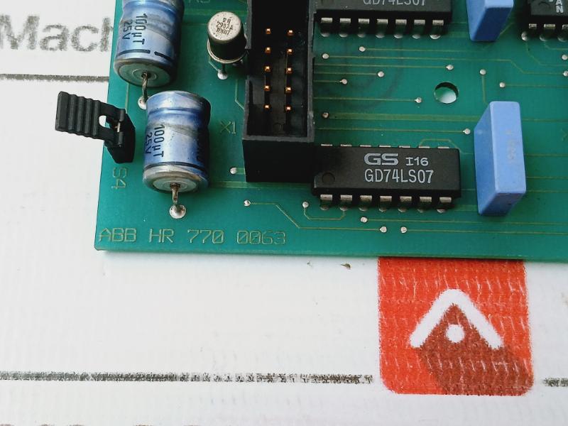 Abb Hr 770 0063 Pushbutton Switches Controller Pcb Module