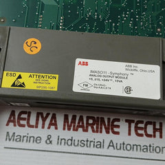 Abb Imaso11 Analog Output Module 24V 15Va Rev: A 6644689A1