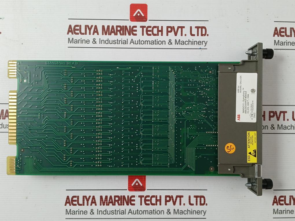 Abb Imaso11 Analog Output Module 24V 15Va Rev: A 6644689A1