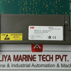Abb Imfec12 Analog Input Module Rev D