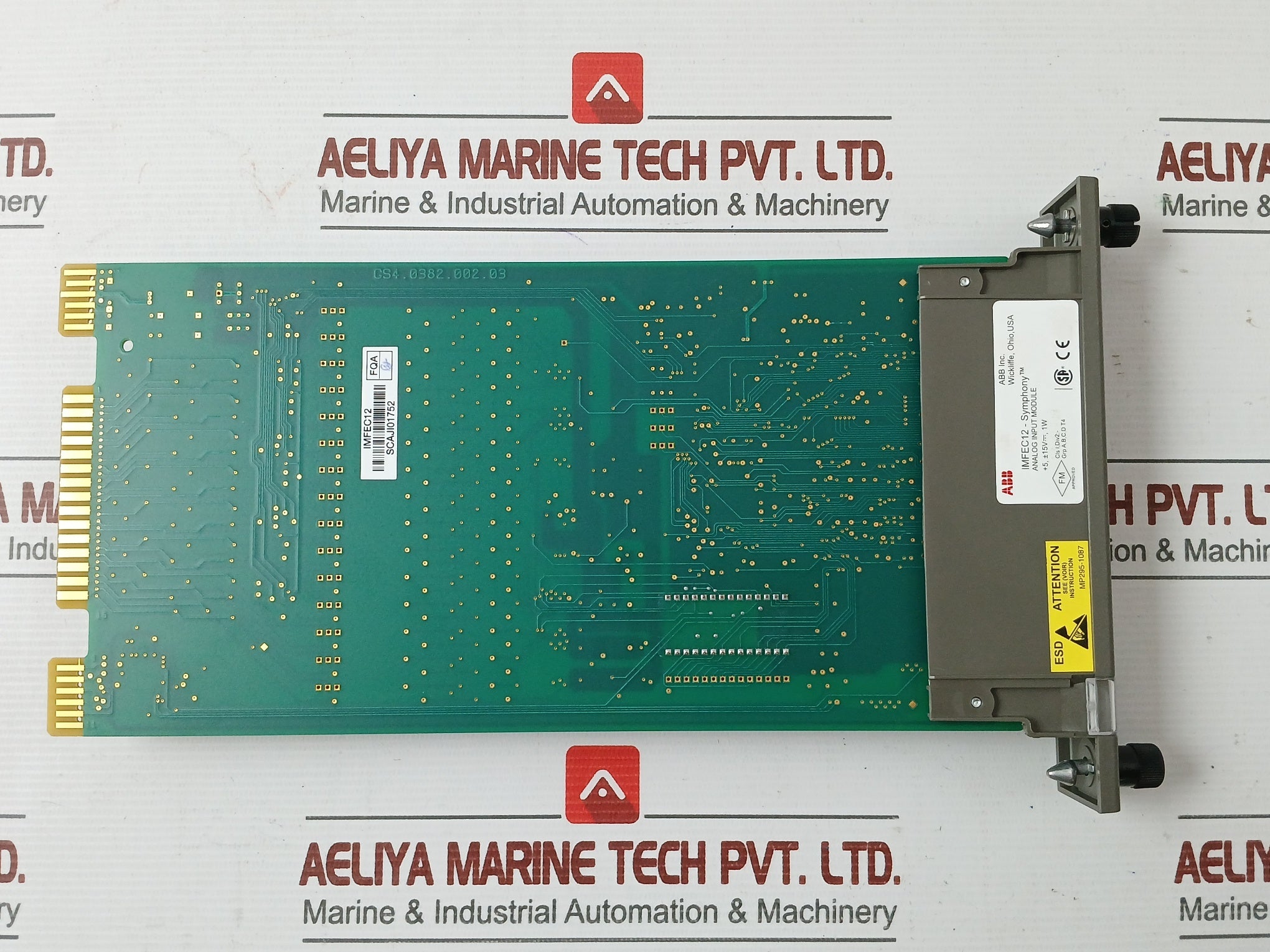 Abb Imfec12 Analog Input Module Rev D