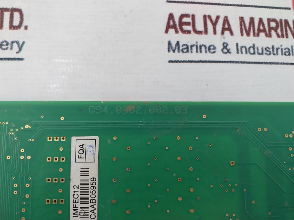 Abb Imfec12 Analog Input Module ,94V-0