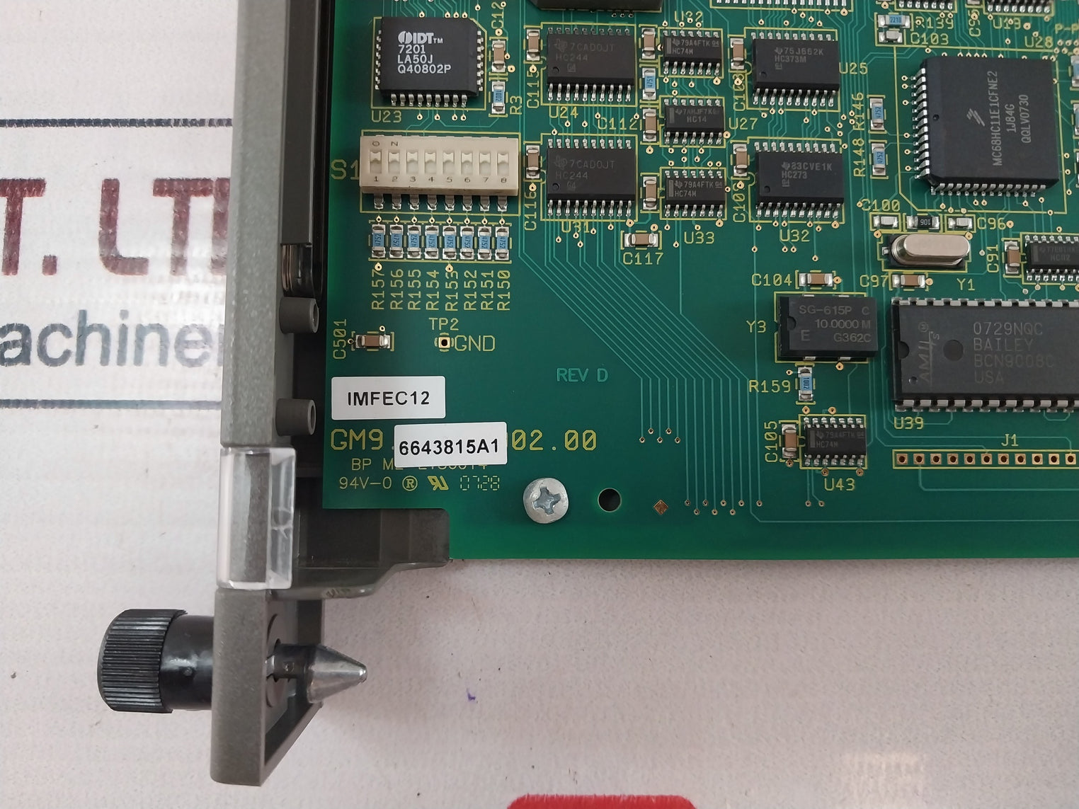 Abb Imfec12 Symphony Analog Input Module Rev D