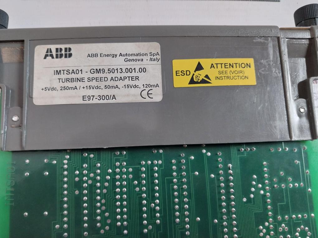 Abb Imtsa01 Turbine Speed Adapter Module