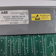 Abb Imtsa01 Turbine Speed Adapter Module