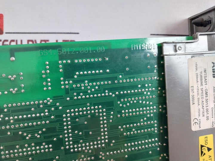 Abb Imtsa01 Turbine Speed Adapter Module