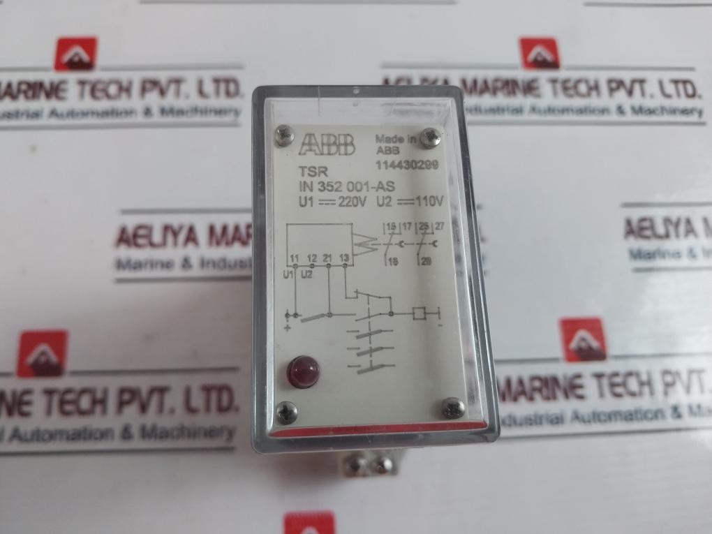 Abb In 352 001-as Trip Circuit Supervision Relay