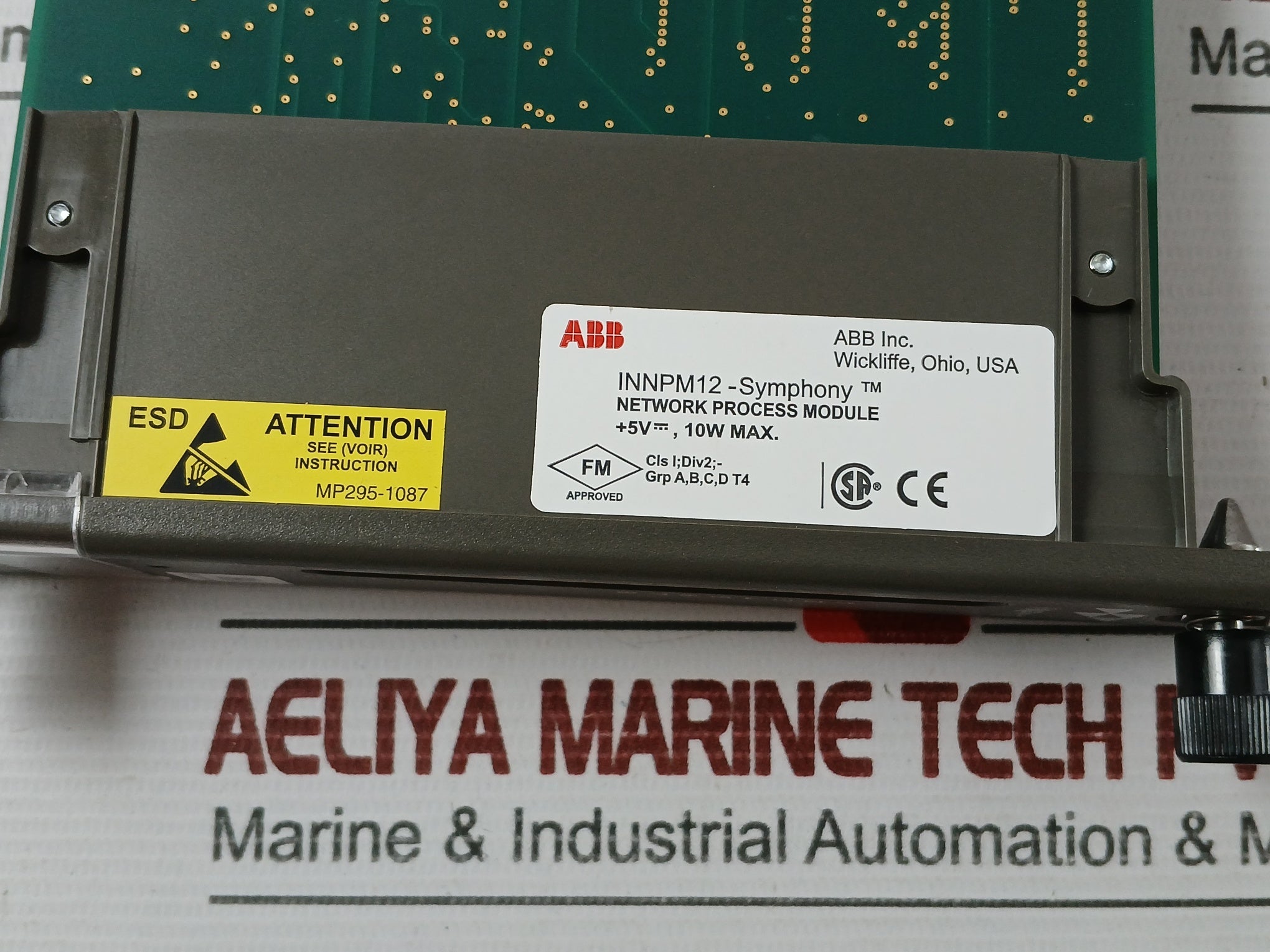 Abb Innpm12 Symphony Network Process Module Circuit Board