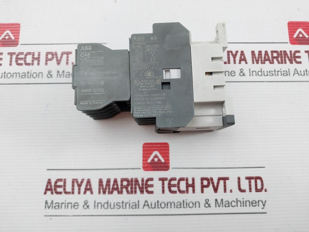 Abb Ith=16A/26A Auxiliary Contact Block A9