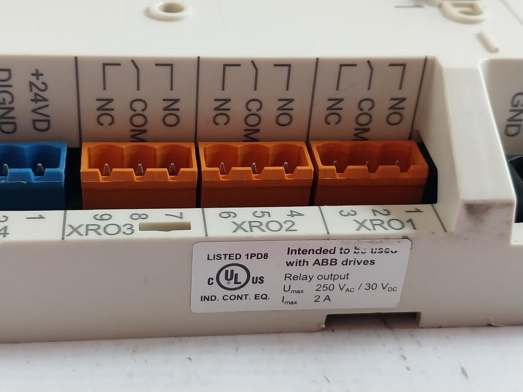 ABB JCU-11 Inverter Control Terminal Unit Rev F 250vac/30vdc