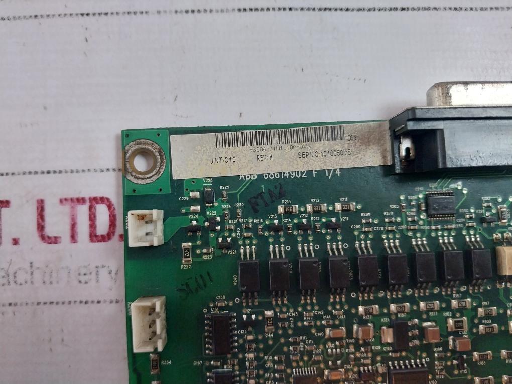Abb Jint-c1c Converter Power Board 68614902 F 1/4 Rev - H 68604371h1010080vs