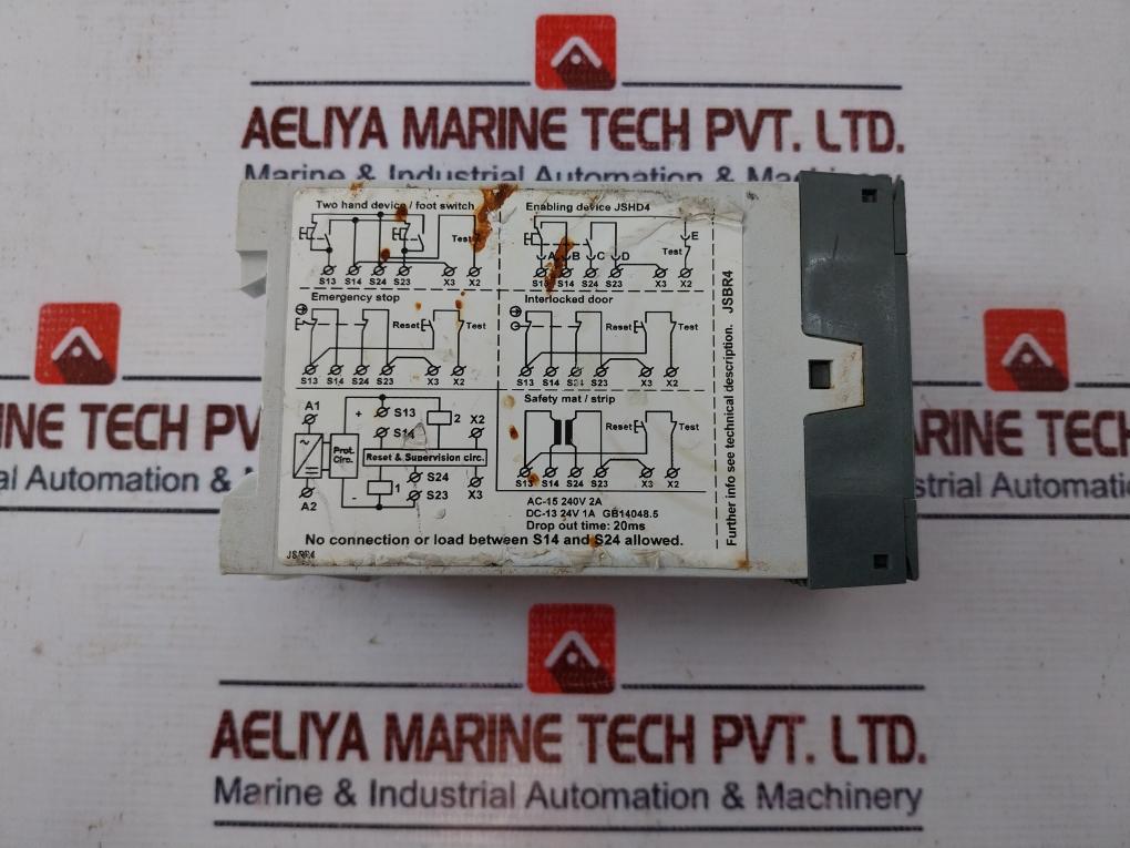 Abb Jsbr4 Jokab Safety Relay 24vdc