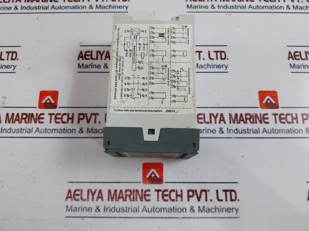 Abb Jsbt4 Safety Relay Unit 24Vdc 2A