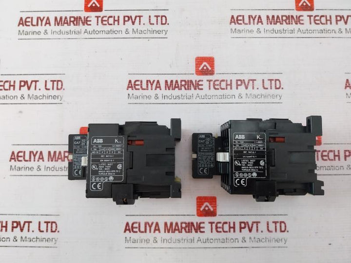 Abb K22E Contactor Relay 10A-600V A600 P300 En 60947-5-1