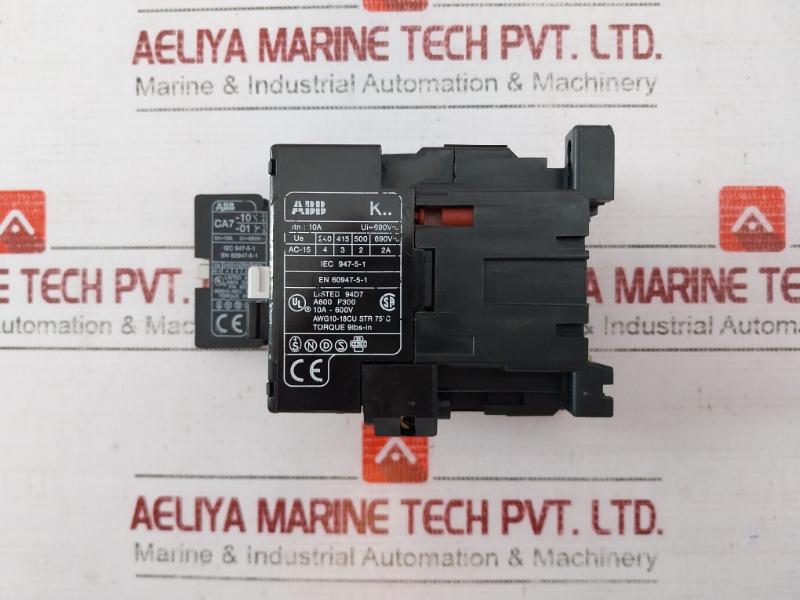 Abb K22E Contactor Relay 10A-600V A600 P300 En 60947-5-1