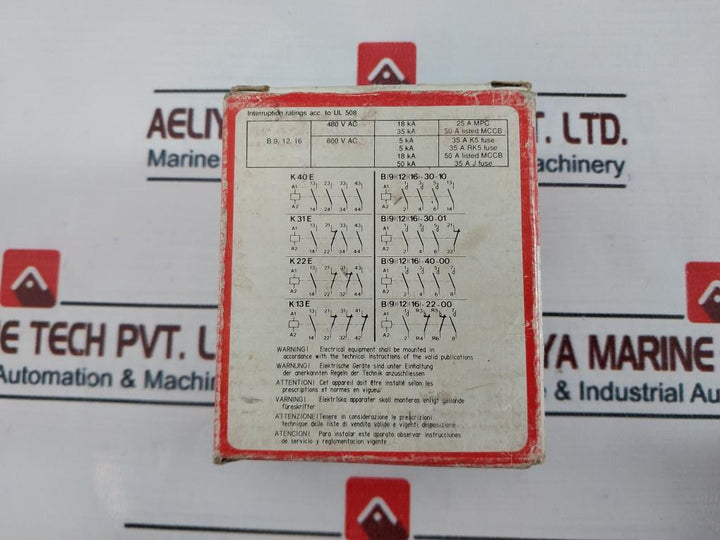 ABB K31E Contactor Relay 220/240v 50/60hz