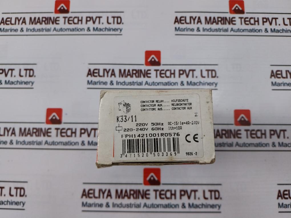 Abb K33/11 Contactor Relay 220-240V 50-60Hz