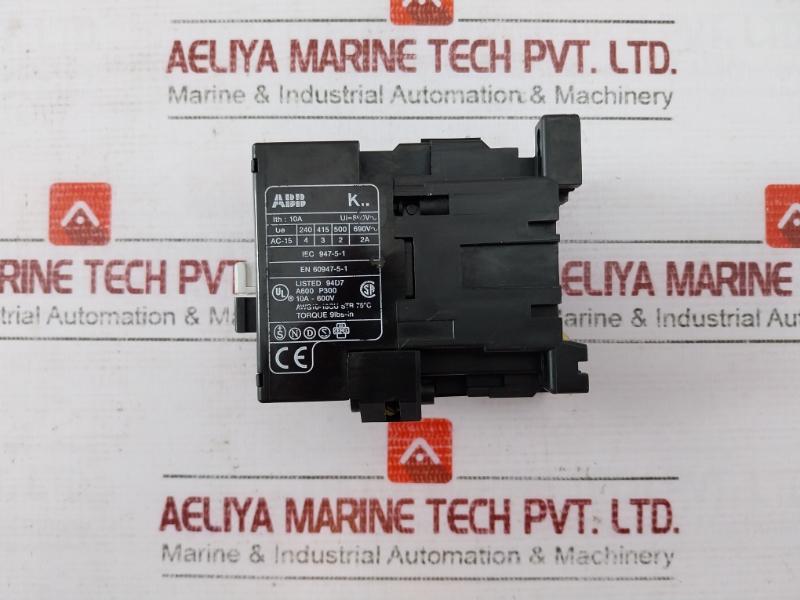 Abb K40E Coil Contactor 690V 10A-600V A600 P300 Str 75C