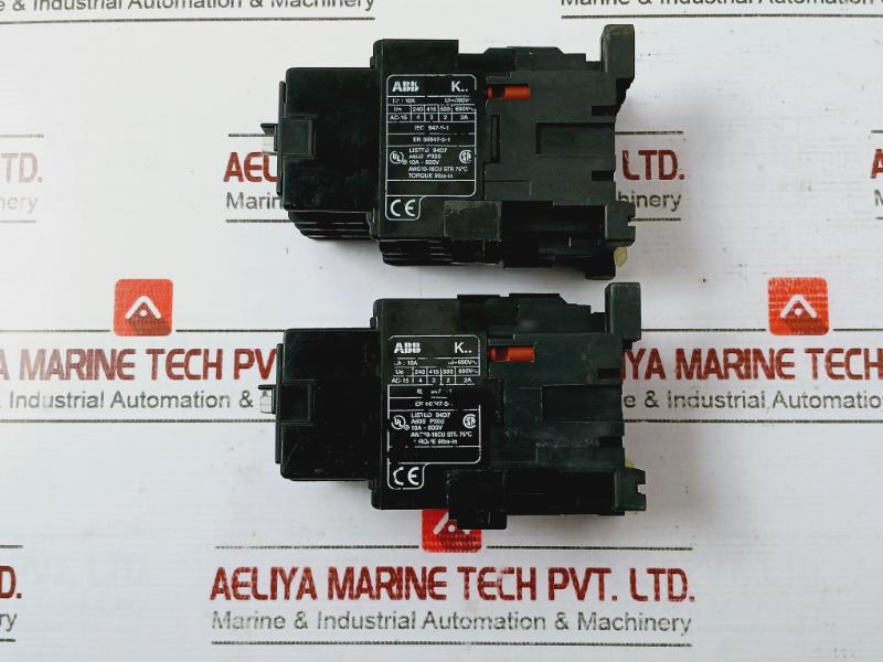 Abb K44E Contactor Relay 220-240V 60Hz En 60947-5-1 10A-600V