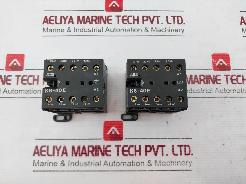 Abb K6-40E Mini Contactor 5A 300 Vac 600 Vac 220-240V 40-450Hz