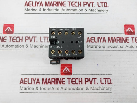 Abb K6-40E Mini Contactor 5A 300 Vac 600 Vac 220-240V 40-450Hz