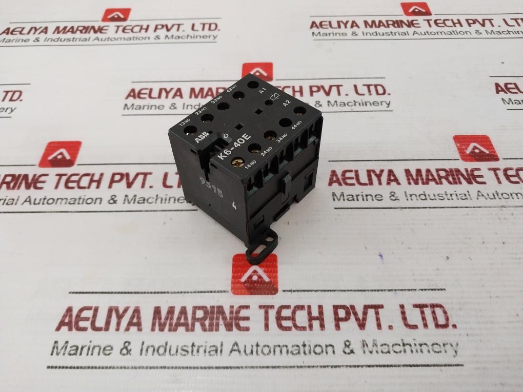 Abb K6-40E Mini Contactor 5A 300 Vac 600 Vac 220-240V 40-450Hz