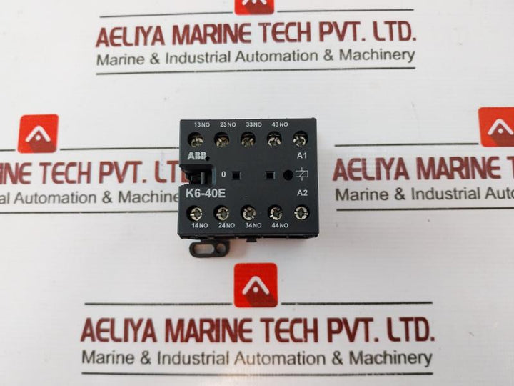 Abb K6-40e Mini Contactor Relay 24v 40 450hz 5a,600 Vac, A001546