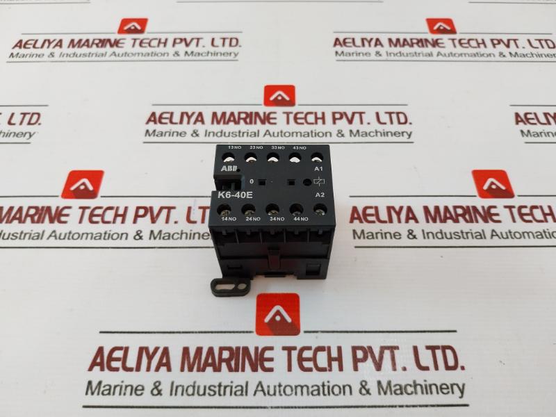 Abb K6-40e Mini Contactor Relay 24v 40 450hz 5a,600 Vac, A001546