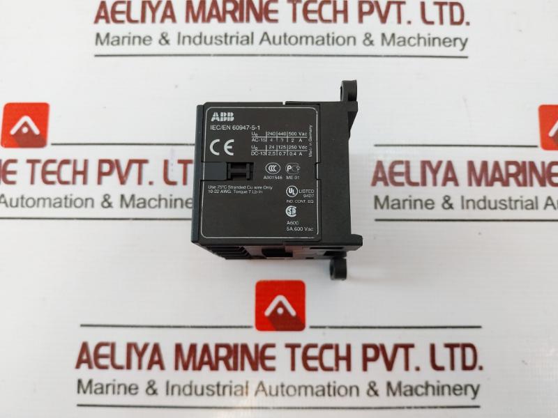 Abb K6-40e Mini Contactor Relay 24v 40 450hz 5a,600 Vac, A001546
