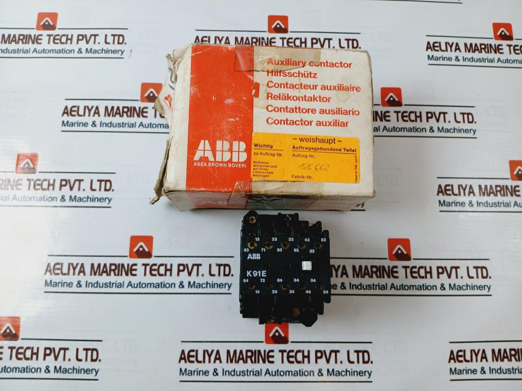 Abb K91E Auxiliary Contactor 16A 690V~