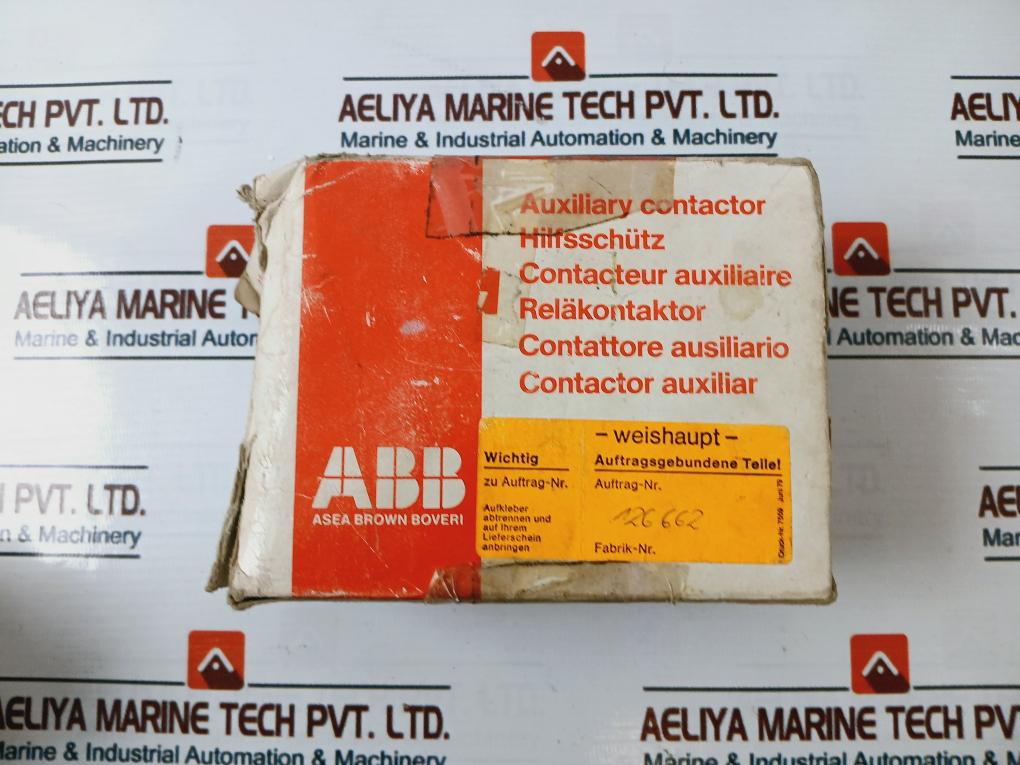 Abb K91E Auxiliary Contactor 16A 690V~