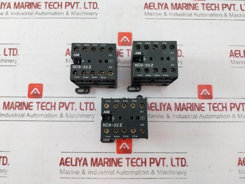 Abb Kc6-22 Z Mini Contactor Relay 24 V Dc 5A, 600 Vac Iec 947-5-1