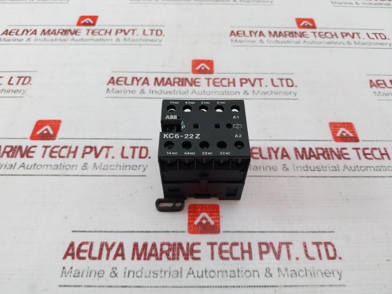 Abb Kc6-22 Z Mini Contactor Relay 24 V Dc 5A, 600 Vac Iec 947-5-1