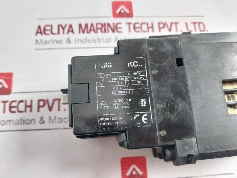 Abb Kc82E Auxiliary Contactor Relay 16A-600V Iec 947-5-1