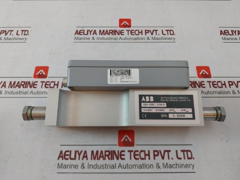 Abb Lmm02-3 Air Flow Sensor Rev 03 12448-174 24V 0.04A