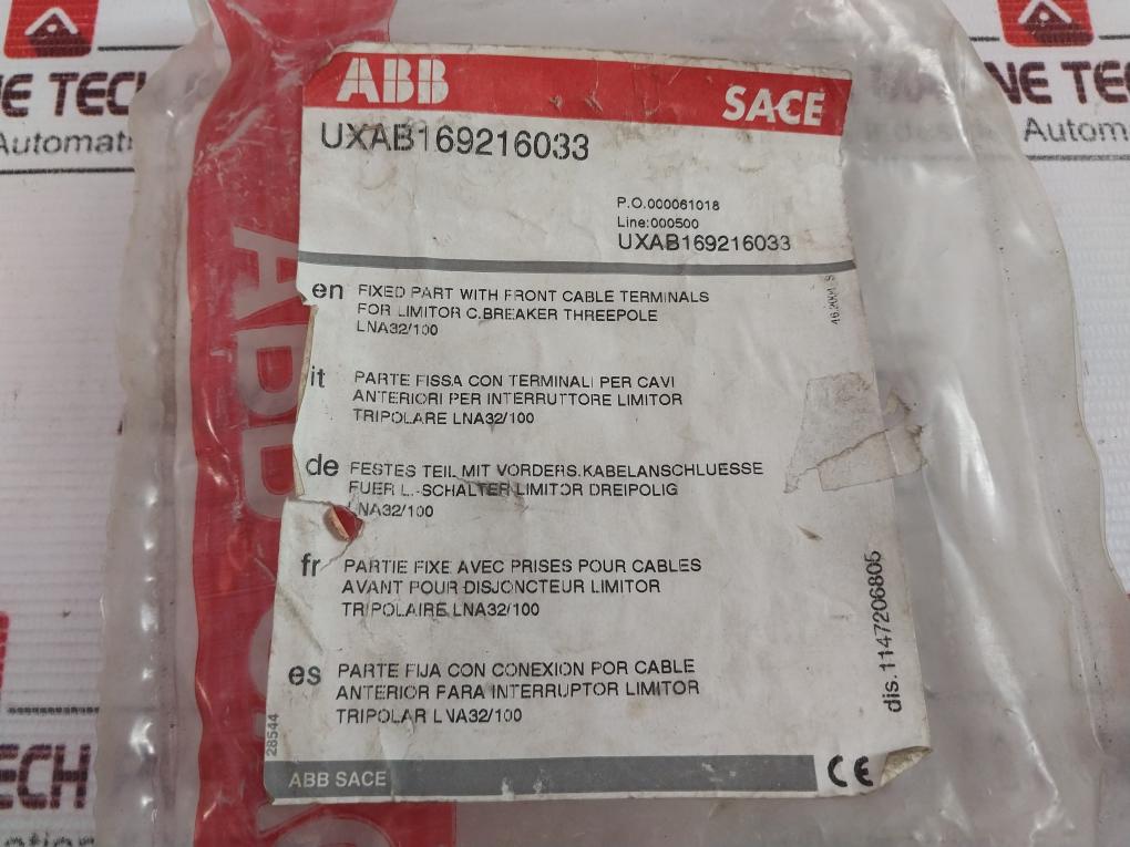 Abb Ln32-63 Fixed Part For Plug-in Circuit- Breaker Kit