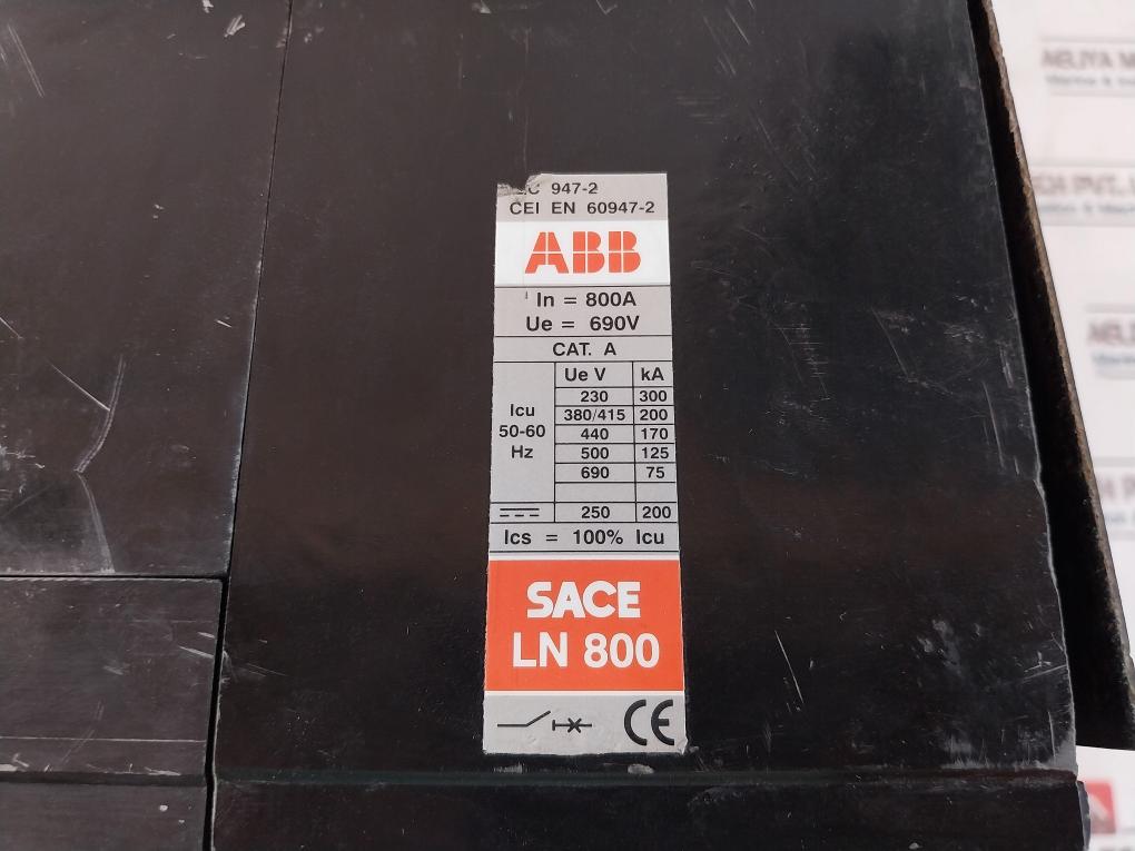 Abb Ln 800 Circuit Breaker 50-60Hz