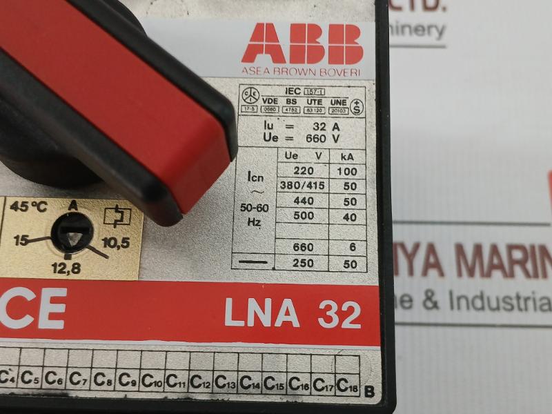 Limiting Circuit Breaker Lna 32 Abb 15A 660V